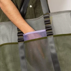 Equipment Mesh Tote Bag - White Multi
