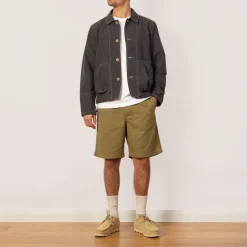 Ezra Twill Short - Moss Green