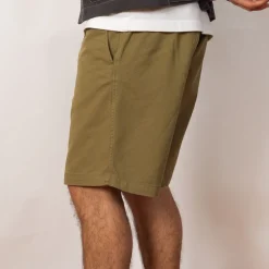 Ezra Twill Short - Moss Green