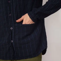 Flipped Collar Shirt - Hadal Blue