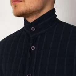 Flipped Collar Shirt - Hadal Blue