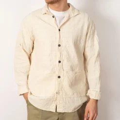 Flipped Collar Shirt - Rinsed