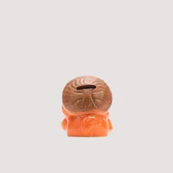 Fortune Raccoon Dog Piggy Bank - Orange