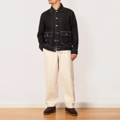 Full Button Jacket - Black
