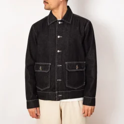 Full Button Jacket - Black