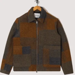 Gael 8267 Jacket - Brown Check