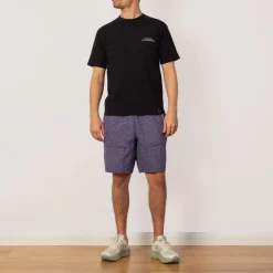Gridded Ripstop Utility Short - Blueberry