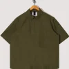 Half Zip Pull On Shirt - Grass