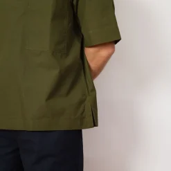 Half Zip Pull On Shirt - Grass