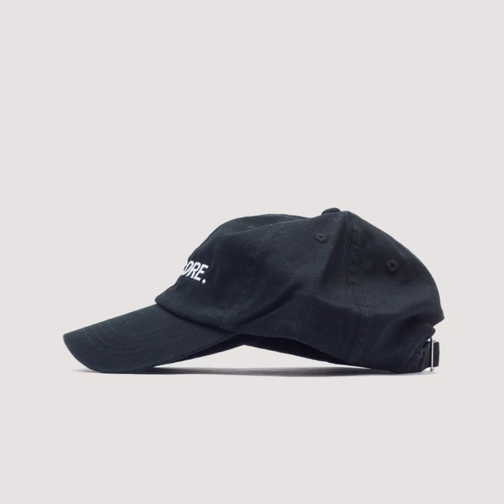 Hardcore Embroidered Cap - Black