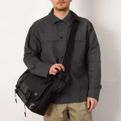 Heat Messenger Bag (L) - Black