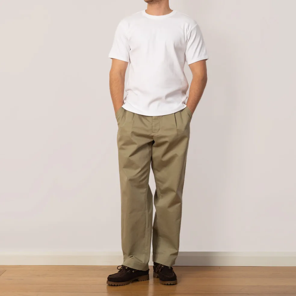 Heavyweight Rib Crew S/S - Off White