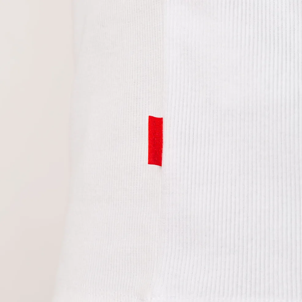 Heavyweight Rib Crew S/S - Off White