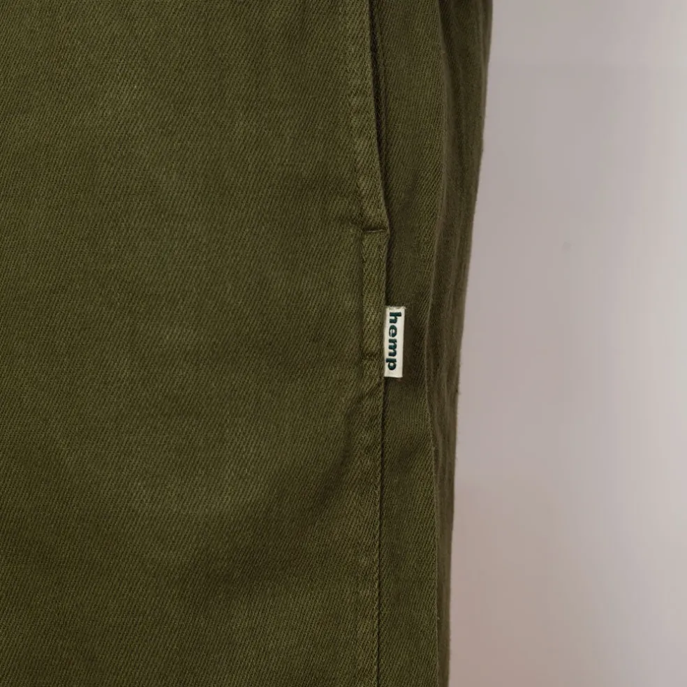 Hemp G-Short - Olive