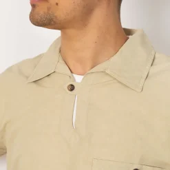 Heritage Linen Smock - Oyster Beige
