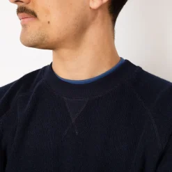 Heritage Raglan Sweat - Marine Deep