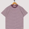 Heritage Striped Tee - Indiano/Milk
