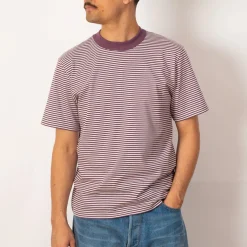 Heritage Striped Tee - Indiano/Milk