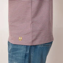 Heritage Striped Tee - Indiano/Milk