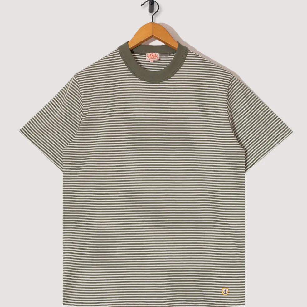 Heritage Striped Tee - Orto/Milk