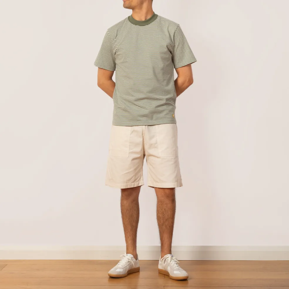 Heritage Striped Tee - Orto/Milk