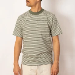 Heritage Striped Tee - Orto/Milk