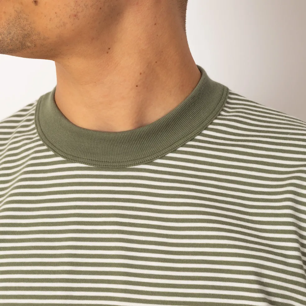 Heritage Striped Tee - Orto/Milk