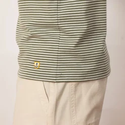Heritage Striped Tee - Orto/Milk