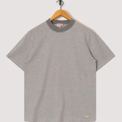 Heritage Striped T-Shirt - Misty/Milk