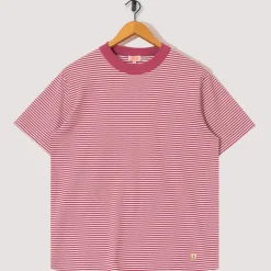 Heritage Striped T-Shirt - Malaga/Milk