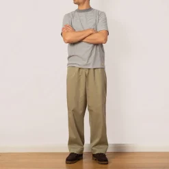 Heritage Striped T-Shirt - Misty/Milk