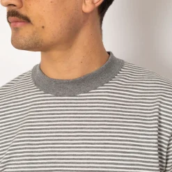 Heritage Striped T-Shirt - Misty/Milk