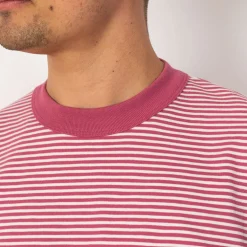 Heritage Striped T-Shirt - Malaga/Milk