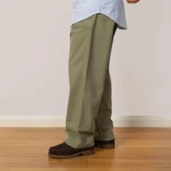 Herringbone Fatigue Pants - Green