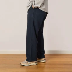 Herringbone Fatigue Pants - Navy