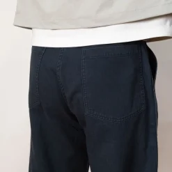 Herringbone Fatigue Pants - Navy