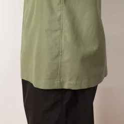 Herringbone Overshirt - Olive