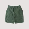 High Density Peg Top Baker Shorts - Olive