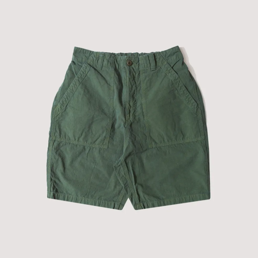 High Density Peg Top Baker Shorts - Olive