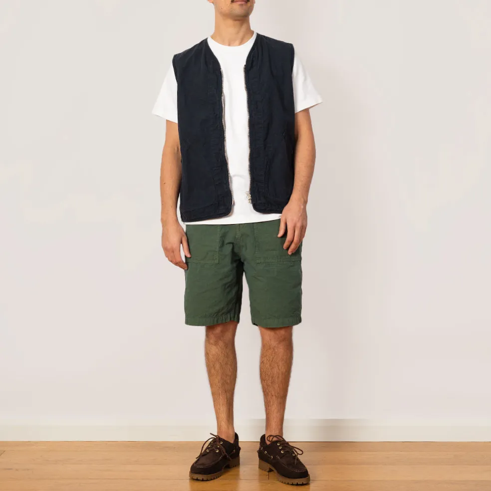 High Density Peg Top Baker Shorts - Olive
