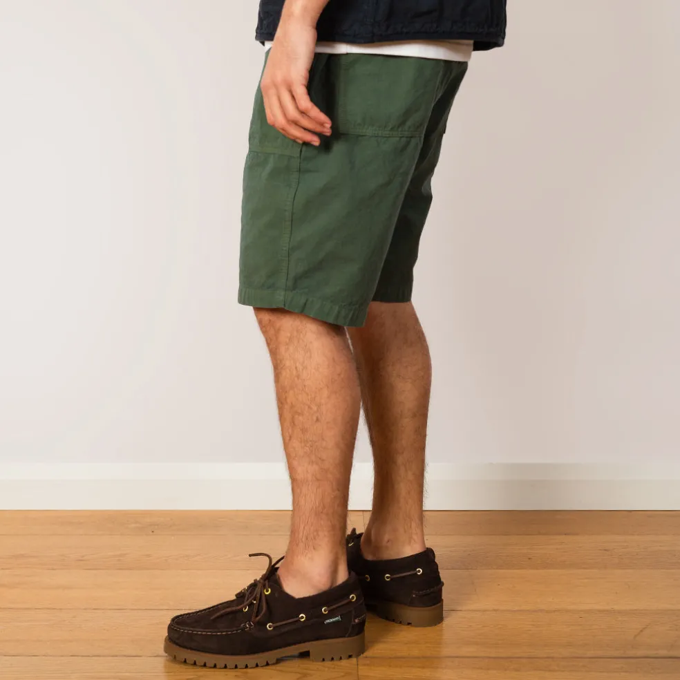 High Density Peg Top Baker Shorts - Olive