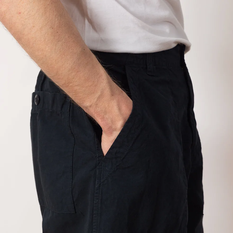 High Density Peg Top Baker Shorts - Navy
