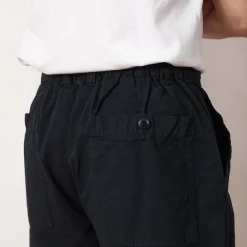 High Density Peg Top Baker Shorts - Navy