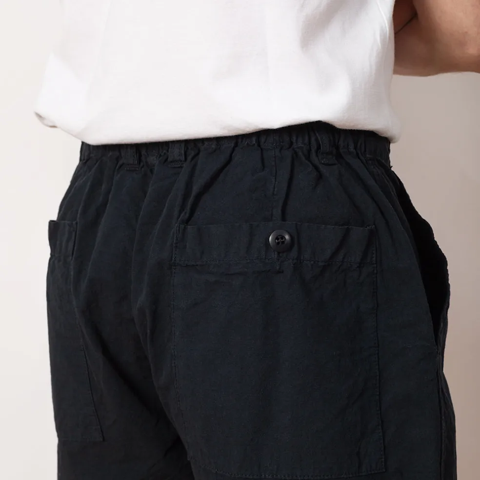 High Density Peg Top Baker Shorts - Navy