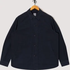 High Density Shirt Jacket - Navy