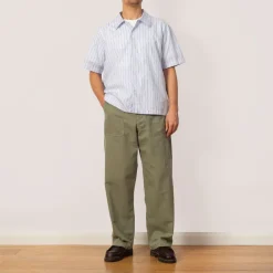 Holiday Shirt - Light Blue Banker Stripe