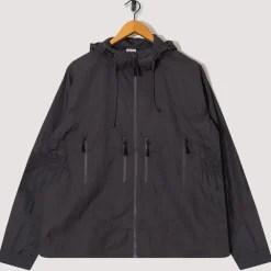 Hooded O Jacket - Charcoal