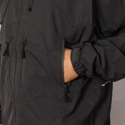 Hooded O Jacket - Charcoal
