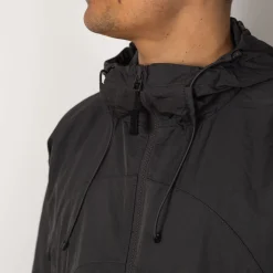 Hooded O Jacket - Charcoal