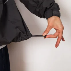 Hooded O Jacket - Charcoal